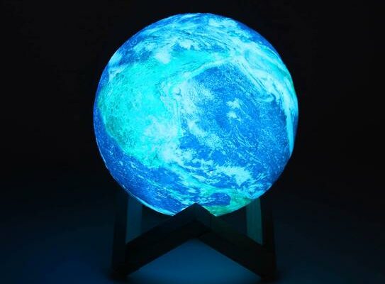earth globe light